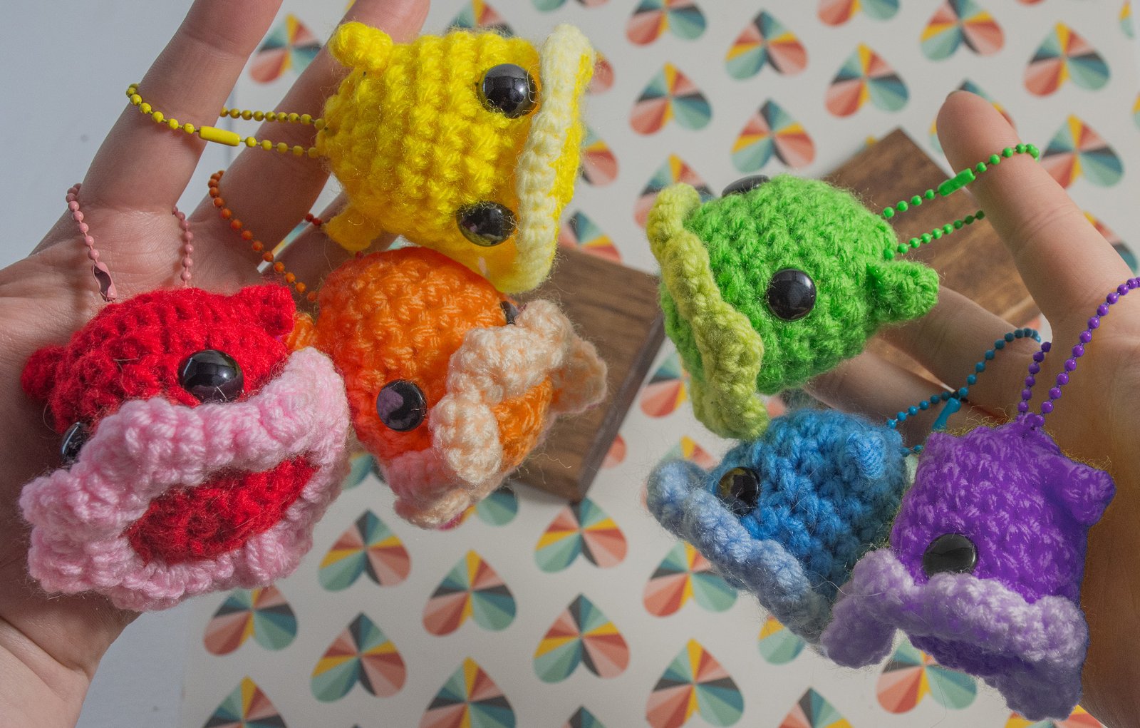 Crochet Dumbo Octo Keychain | Fantasy Fox Creations